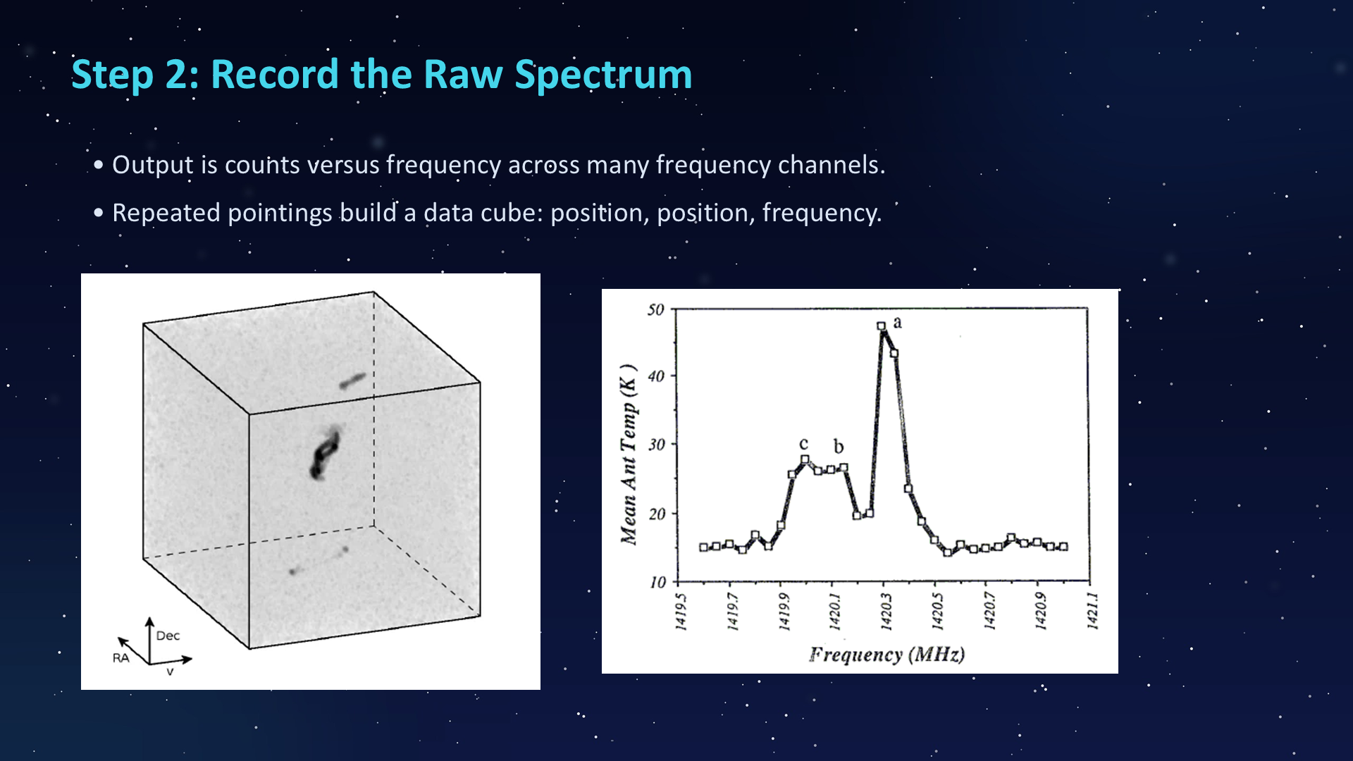 Original PowerPoint slide 036: Step 2: Record the Raw Spectrum
